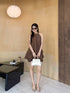Two Piece Halter Lace Strap Sets